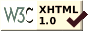Valid XHTML 1.0 Transitional